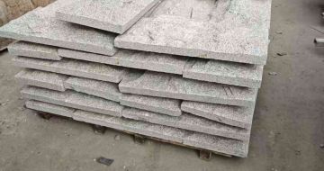 铁岭芝麻白蘑菇石，自然面